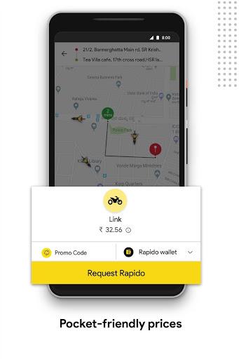 Rapido: Bike-Taxi, Auto & Cabs - عکس برنامه موبایلی اندروید