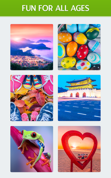 Stripes: Jigsaw Puzzles - Gameplay image of android game