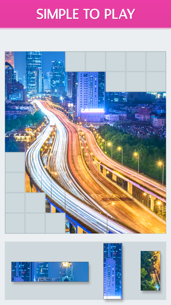 Stripes: Jigsaw Puzzles - Gameplay image of android game