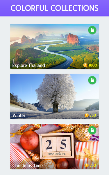 Stripes: Jigsaw Puzzles - Gameplay image of android game