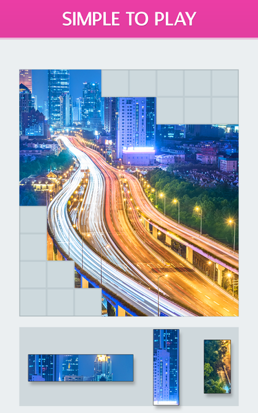 Stripes: Jigsaw Puzzles - Gameplay image of android game