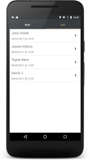 Signature - عکس برنامه موبایلی اندروید