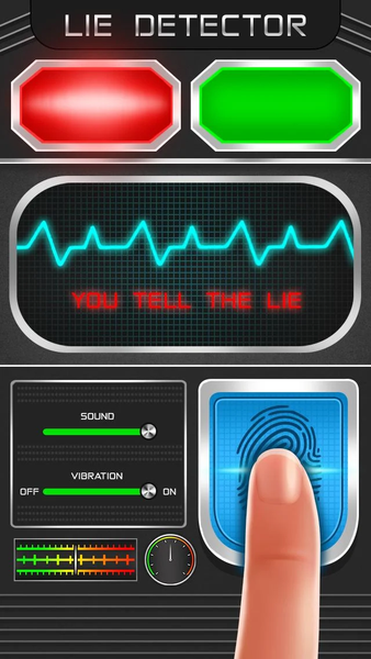 Lie Tester Prank : Finger Scan - Image screenshot of android app