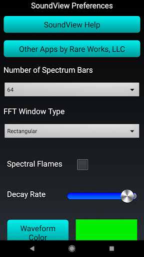 Sound View Spectrum Analyzer - عکس برنامه موبایلی اندروید