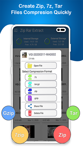 RAR File Extractor - Image screenshot of android app