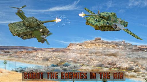 Flying Machines 2020: Shooting Tank Battle - Gameplay image of android game
