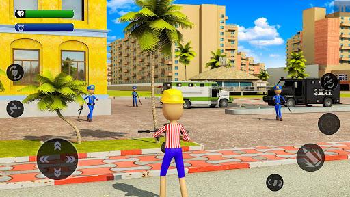 Stickman Bank Robbery: Cops and Robbers - عکس برنامه موبایلی اندروید