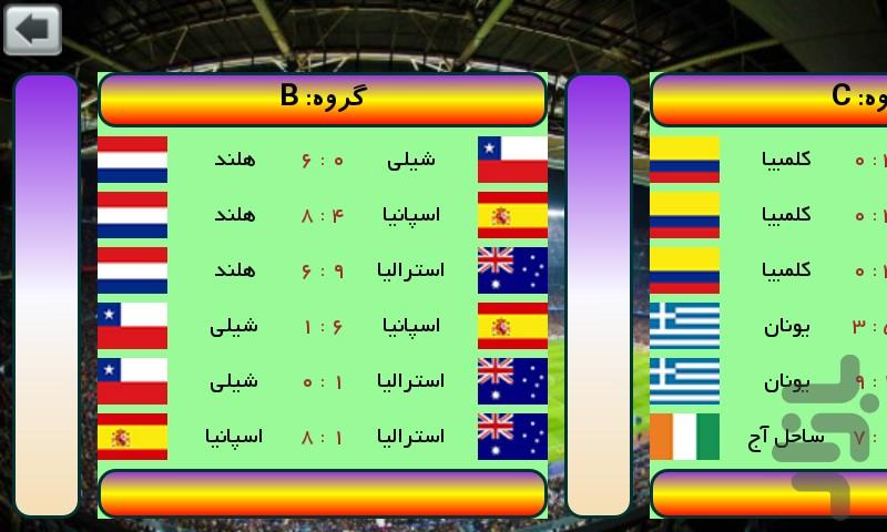 فوتبال اینفو - Gameplay image of android game