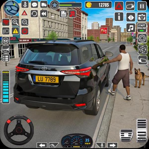 بازی رانندگی در شهر + پارک ماشین - عکس بازی موبایلی اندروید