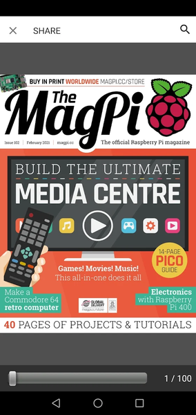Raspberry Pi Official Magazine - Image screenshot of android app
