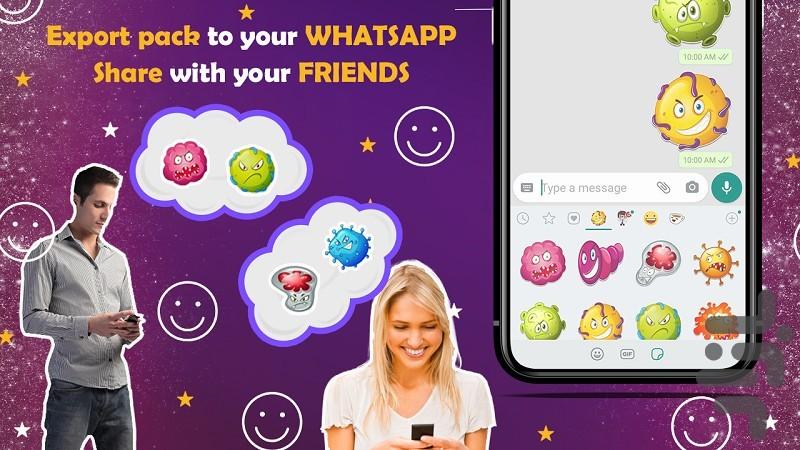 استیکر ساز واتساپ - Image screenshot of android app