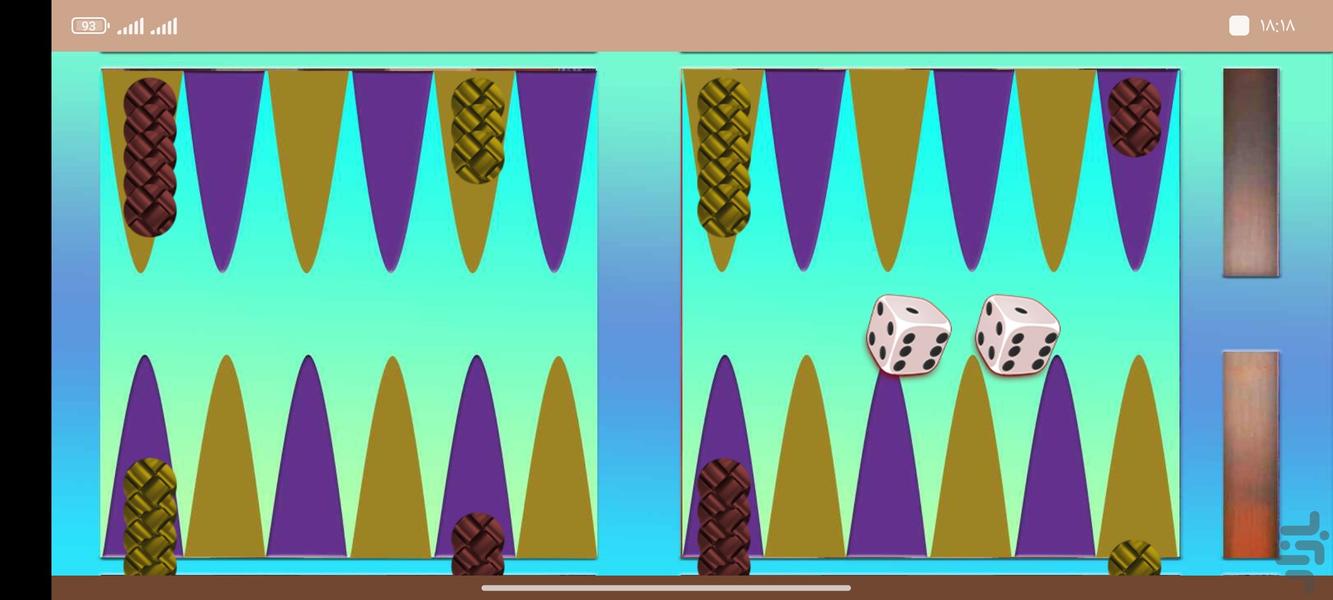 تخته نرد آفلاین - عکس بازی موبایلی اندروید