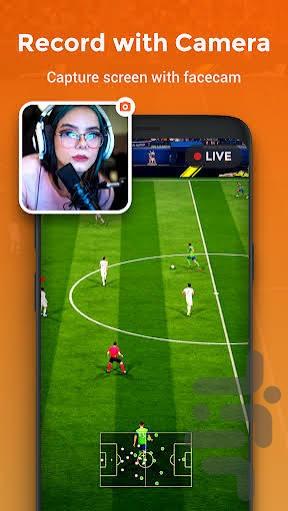 ضبط صفحه گوشی - عکس برنامه موبایلی اندروید