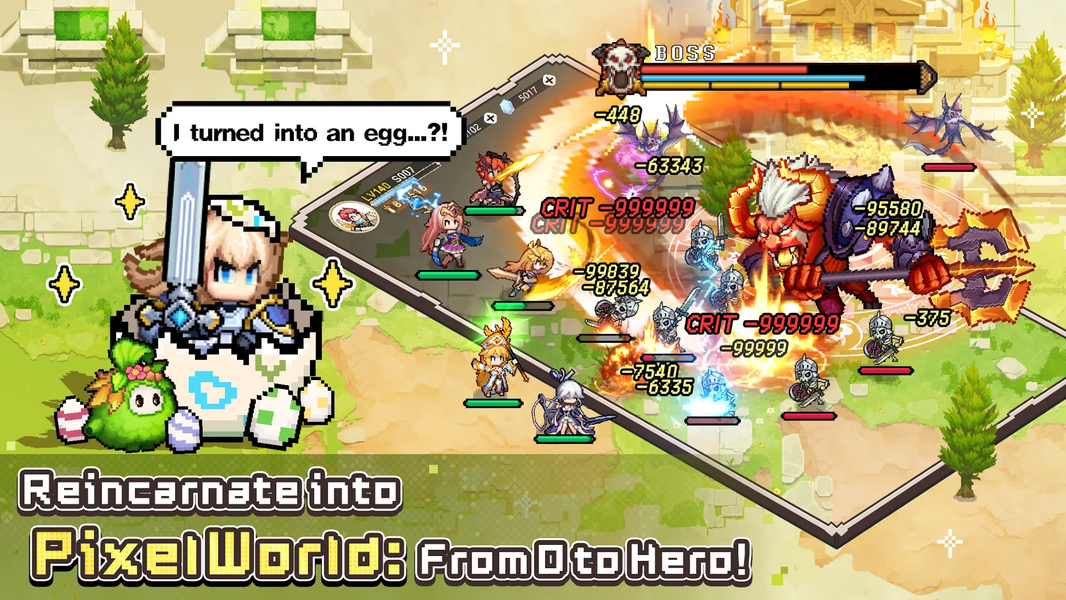 Zero to Hero- Pixel Saga - Gameplay image of android game