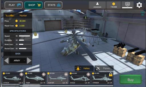 Heli Clash : Helicopter Battle - Gameplay image of android game