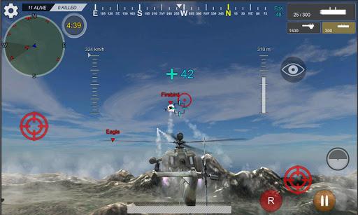 Heli Clash : Helicopter Battle - Gameplay image of android game