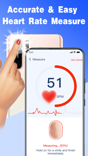 Heart Rate Health & BP Monitor - عکس برنامه موبایلی اندروید