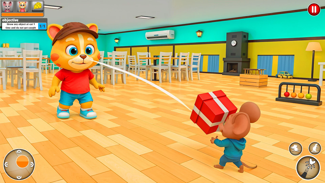 Chef Cat vs Mouse House Chaos - عکس بازی موبایلی اندروید