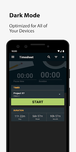 Timesheet - Time Tracker - عکس برنامه موبایلی اندروید