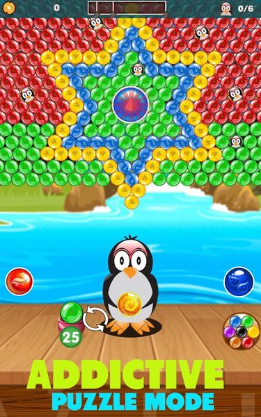 Rescue Bird Puzzle Bubble Shoo - Gameplay image of android game