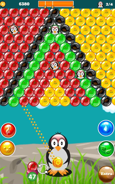 Rescue Bird Puzzle Bubble Shoo - Gameplay image of android game