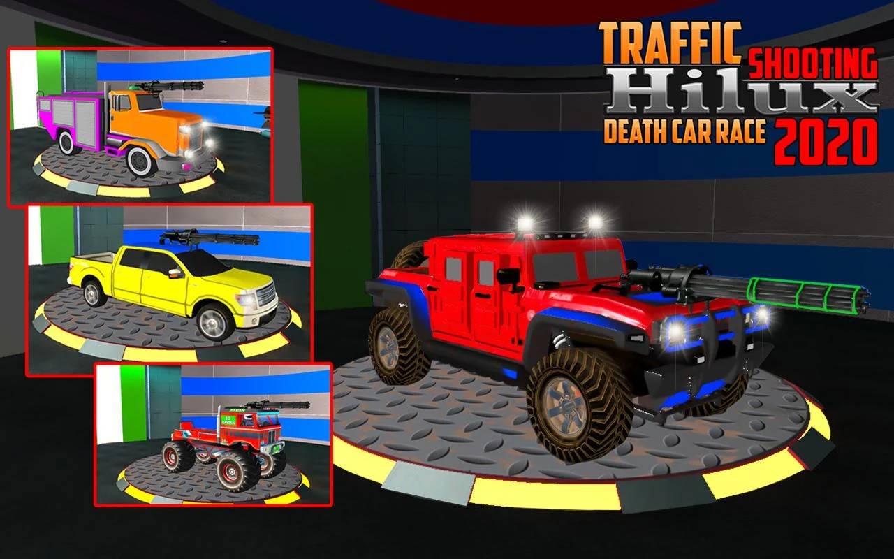 Traffic Hilux Shooting Death Game for Android