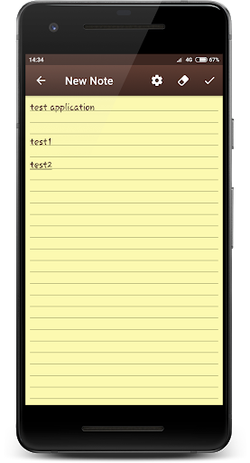 Notepad - Image screenshot of android app