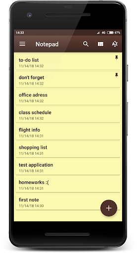 Notepad - Image screenshot of android app