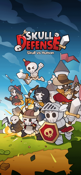Skull Defense: Skeleton Battle - عکس بازی موبایلی اندروید