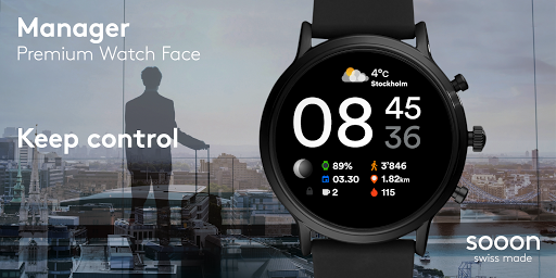 Manager Watch Face - Image screenshot of android app
