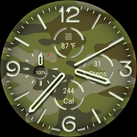 Officer Army Watch Face - Image screenshot of android app