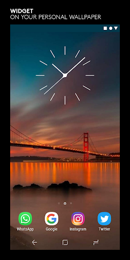 Origin Clock Wallpaper and Widget - Image screenshot of android app