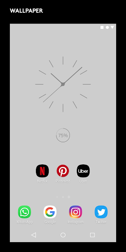 Origin Clock Wallpaper and Widget - Image screenshot of android app