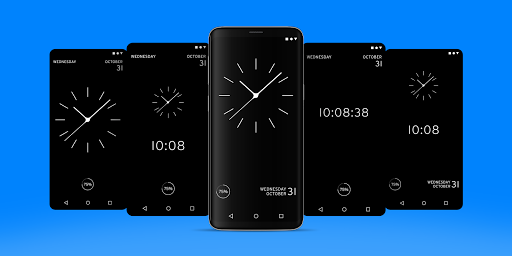 Origin Clock Wallpaper and Widget - Image screenshot of android app