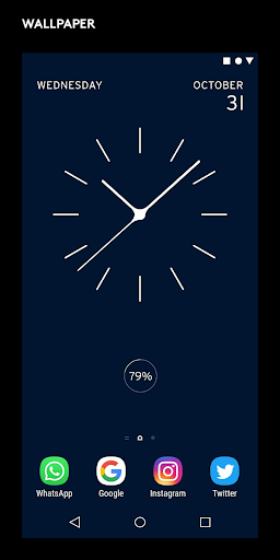 Origin Clock Wallpaper and Widget - Image screenshot of android app