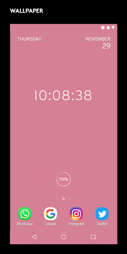 Origin Clock Wallpaper and Widget - Image screenshot of android app