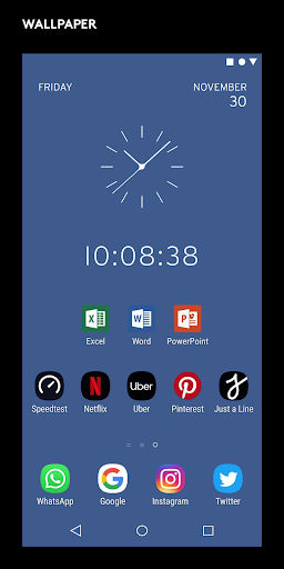 Origin Clock Wallpaper and Widget - Image screenshot of android app