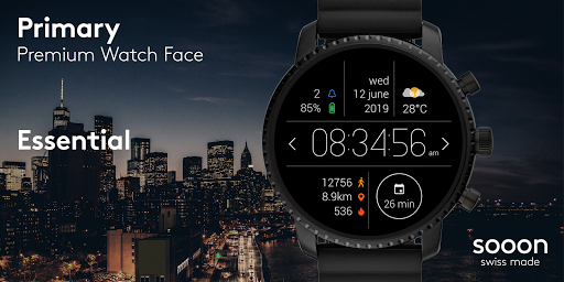 Primary Watch Face - Image screenshot of android app