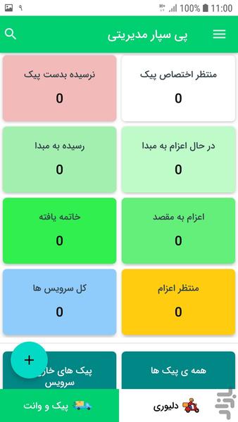 پی سپار مدیریتی - عکس برنامه موبایلی اندروید