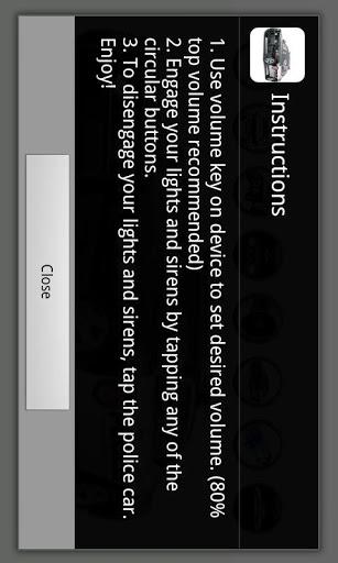 Police Car Lights and Sirens - Image screenshot of android app