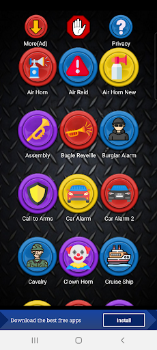 Sirens and Horns - عکس برنامه موبایلی اندروید
