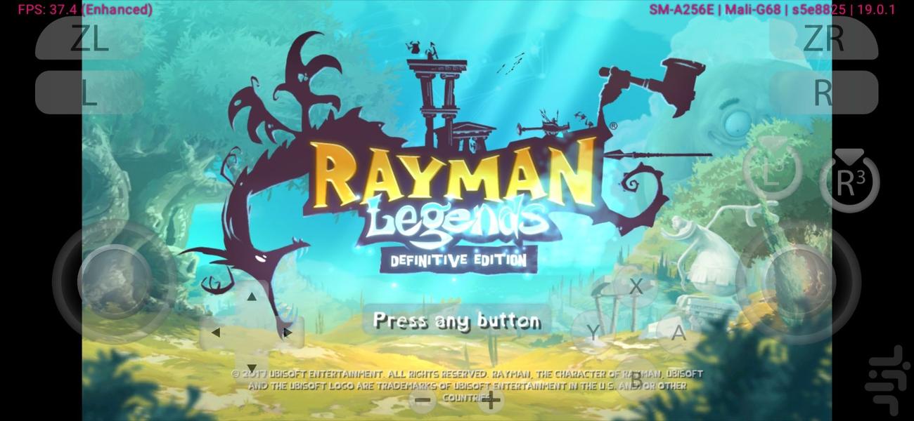 بازی افسانه های ریمن - Gameplay image of android game