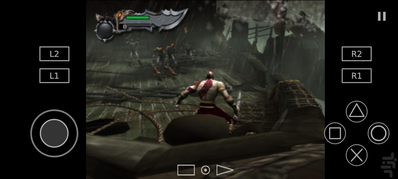 بازی خدای جنگ1 - Gameplay image of android game