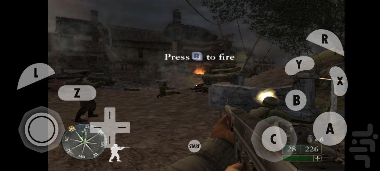 بازی کالاف دیوتی2 - Gameplay image of android game
