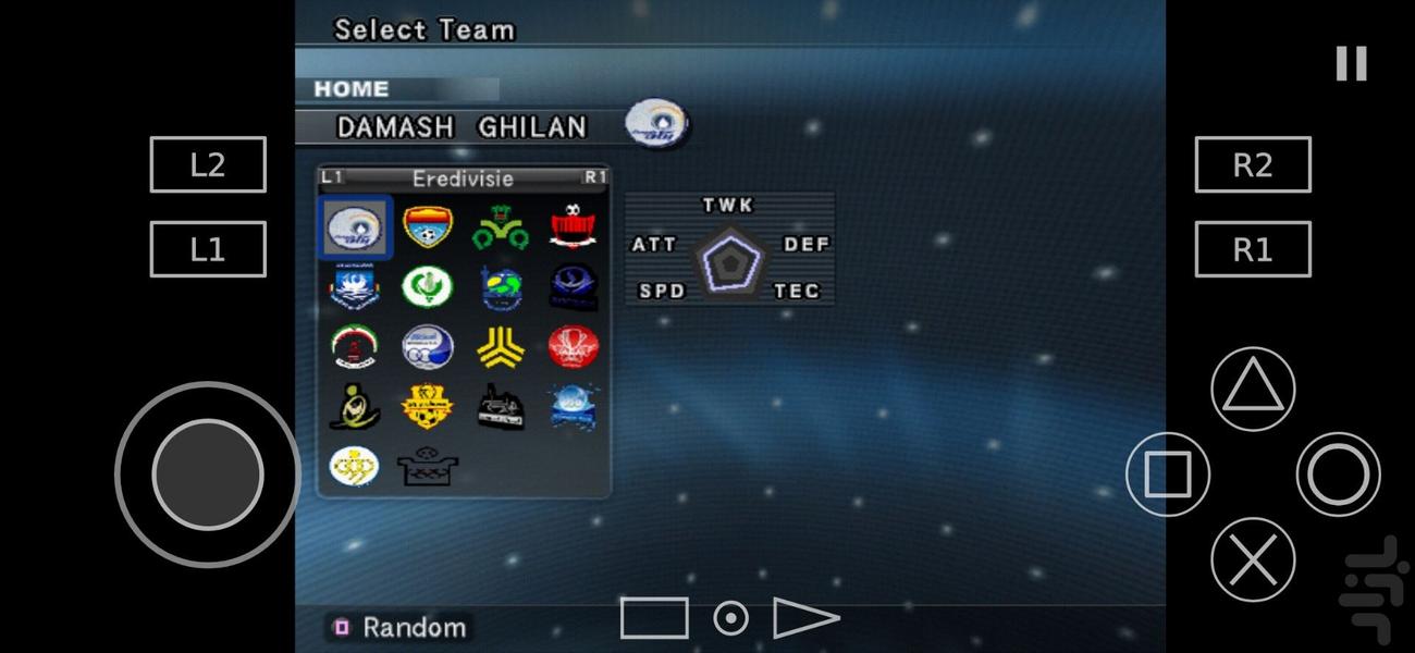بازی لیگ برتر88-87 - Gameplay image of android game