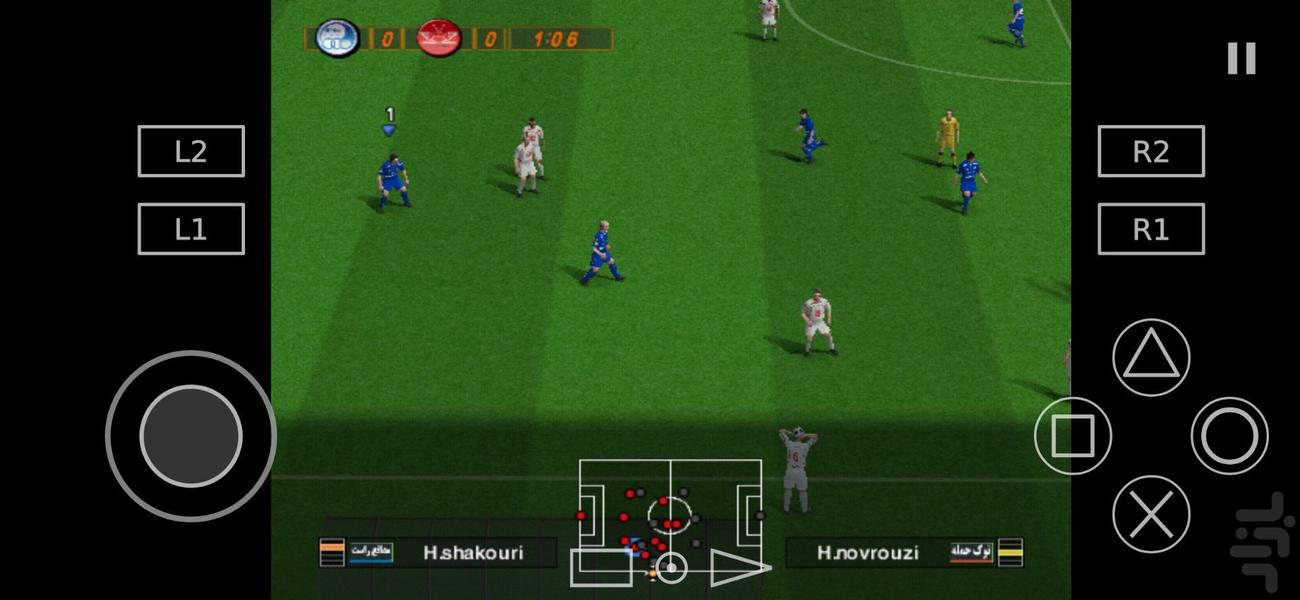 بازی لیگ برتر89-88گزارش فارسی - Gameplay image of android game