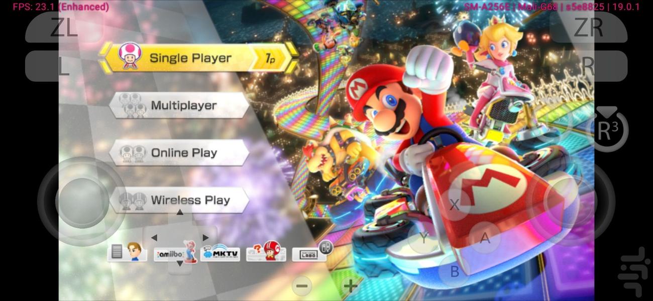 شبیه ساز ماریو کارت دلوکس8 - Gameplay image of android game