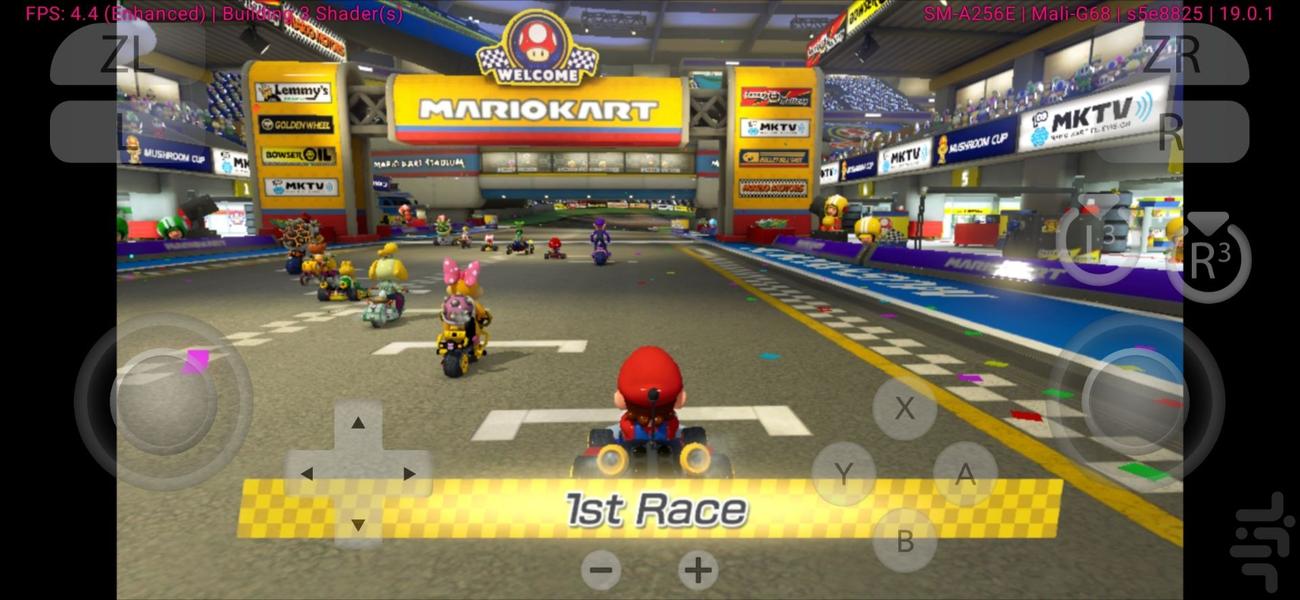 شبیه ساز ماریو کارت دلوکس8 - Gameplay image of android game