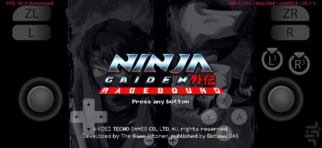 بازی نینجا گیدن(خشمگین) - عکس بازی موبایلی اندروید