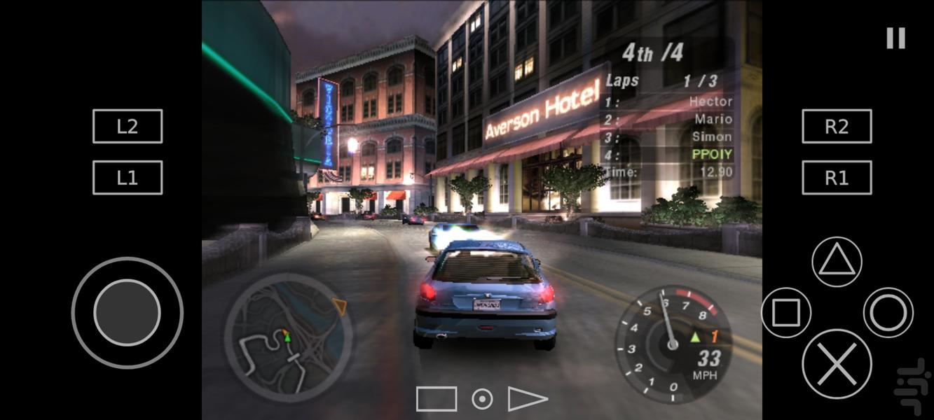 بازی نتفور اسپید2 - Gameplay image of android game